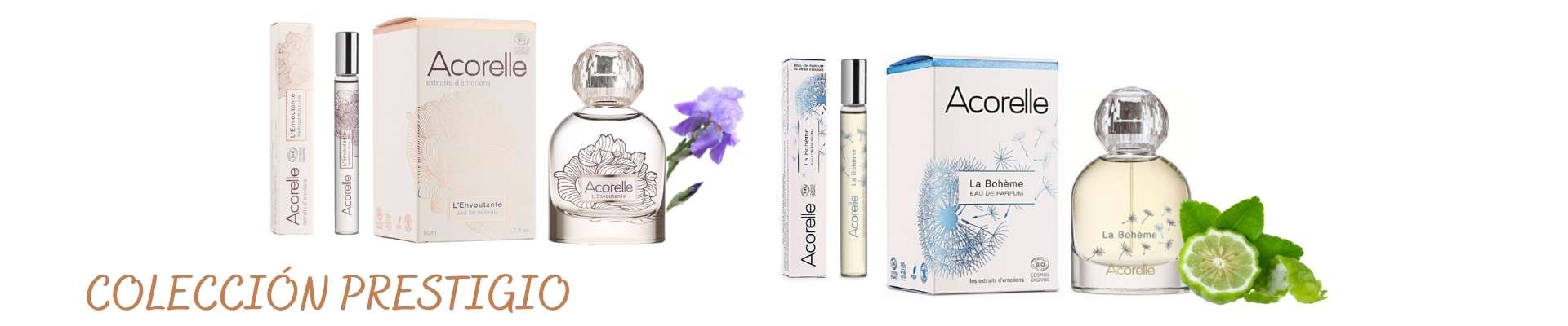 Olfatoterapia perfumes Bio colecci&oacute;n prestigio Acorelle
